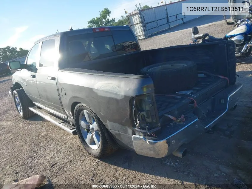 1C6RR7LT2FS513511 2015 Ram 1500 Lone Star