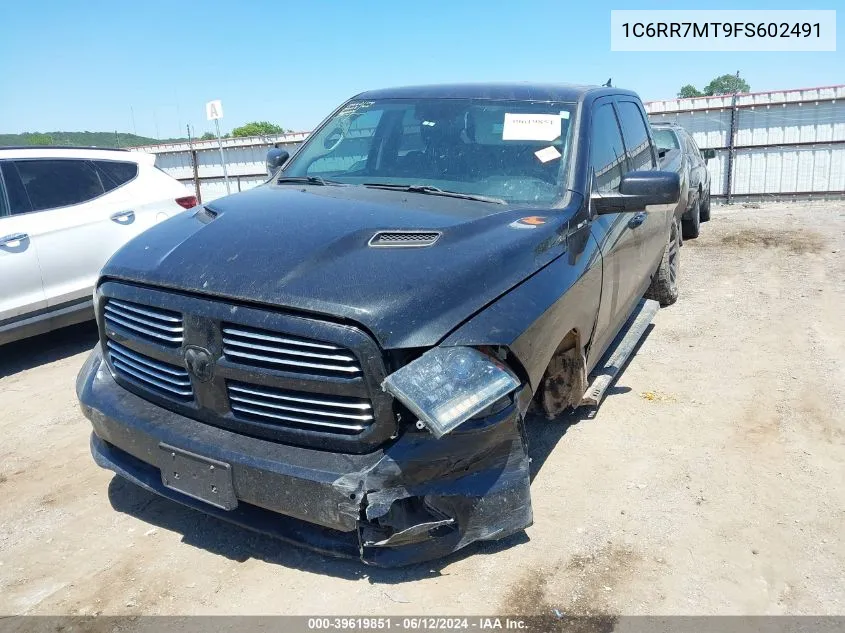 2015 Ram 1500 Sport VIN: 1C6RR7MT9FS602491 Lot: 39619851