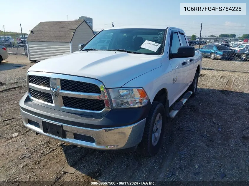 2015 Ram 1500 Tradesman VIN: 1C6RR7FG4FS784228 Lot: 39667500