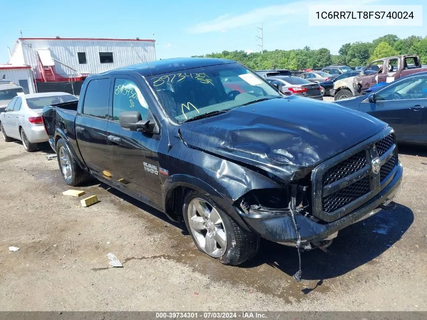 2015 Ram 1500 Outdoorsman VIN: 1C6RR7LT8FS740024 Lot: 39734301