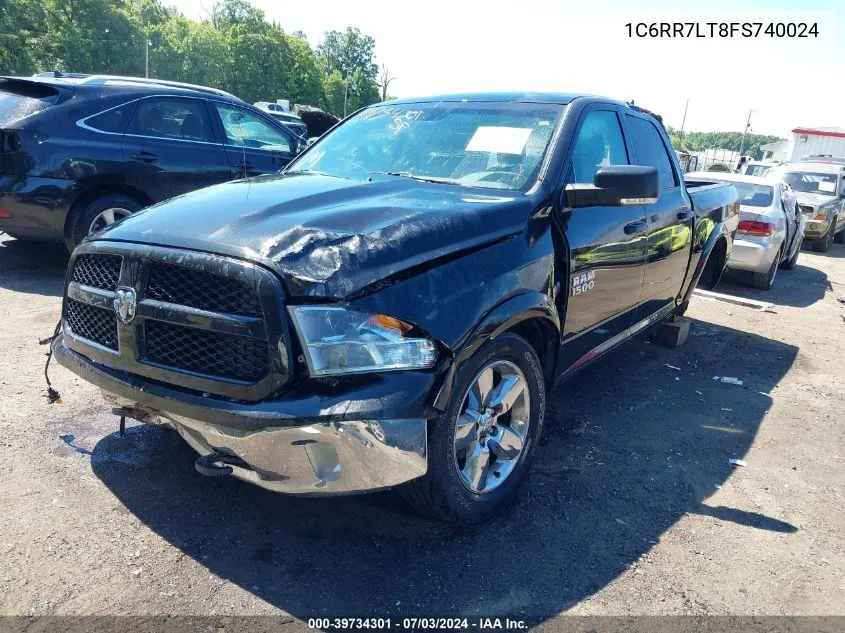 2015 Ram 1500 Outdoorsman VIN: 1C6RR7LT8FS740024 Lot: 39734301