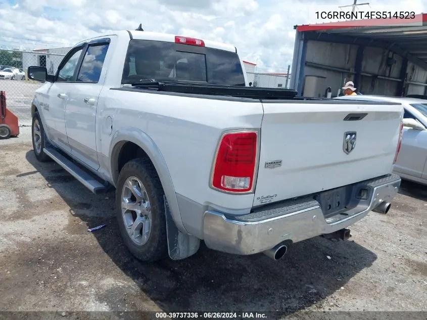 2015 Ram 1500 Laramie VIN: 1C6RR6NT4FS514523 Lot: 39737336