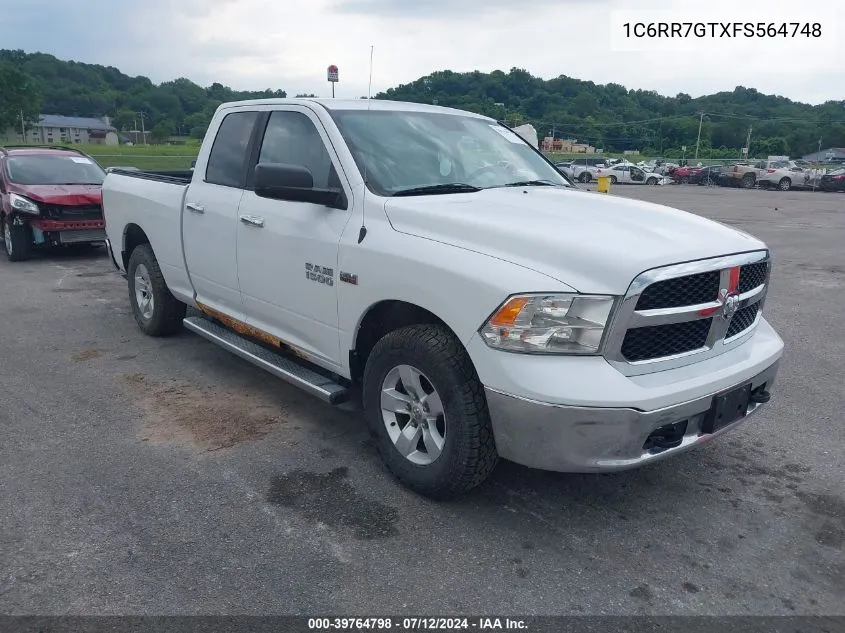 2015 Ram 1500 Slt VIN: 1C6RR7GTXFS564748 Lot: 39764798