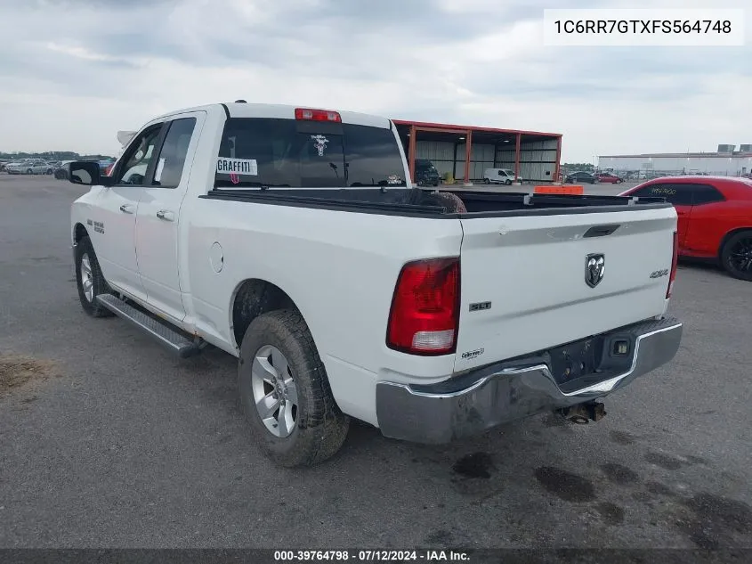 2015 Ram 1500 Slt VIN: 1C6RR7GTXFS564748 Lot: 39764798