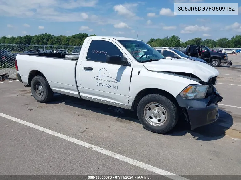 2015 Ram 1500 Tradesman VIN: 3C6JR6DG7FG609182 Lot: 39805370