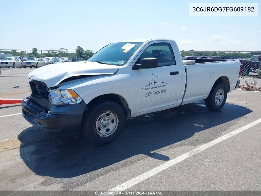 2015 Ram 1500 Tradesman VIN: 3C6JR6DG7FG609182 Lot: 39805370