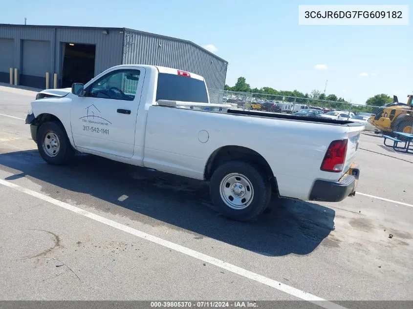 2015 Ram 1500 Tradesman VIN: 3C6JR6DG7FG609182 Lot: 39805370