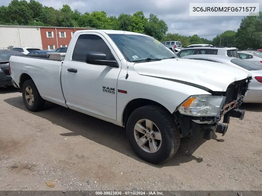 2015 Ram 1500 Tradesman VIN: 3C6JR6DM2FG671577 Lot: 39823930