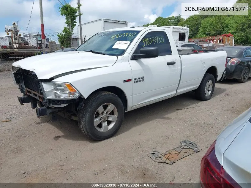 2015 Ram 1500 Tradesman VIN: 3C6JR6DM2FG671577 Lot: 39823930