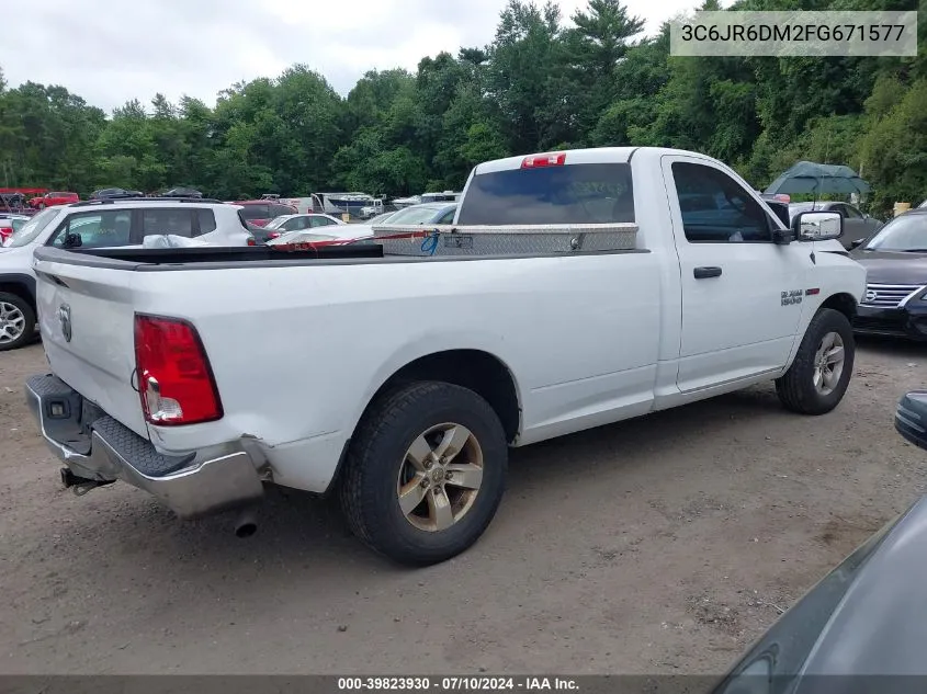 2015 Ram 1500 Tradesman VIN: 3C6JR6DM2FG671577 Lot: 39823930