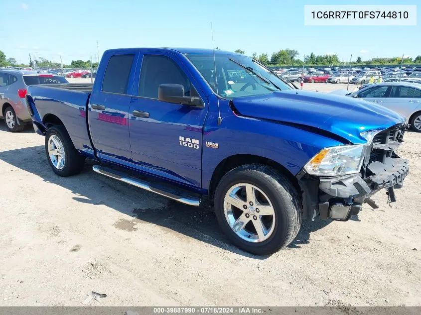 2015 Ram 1500 Express VIN: 1C6RR7FT0FS744810 Lot: 39887990