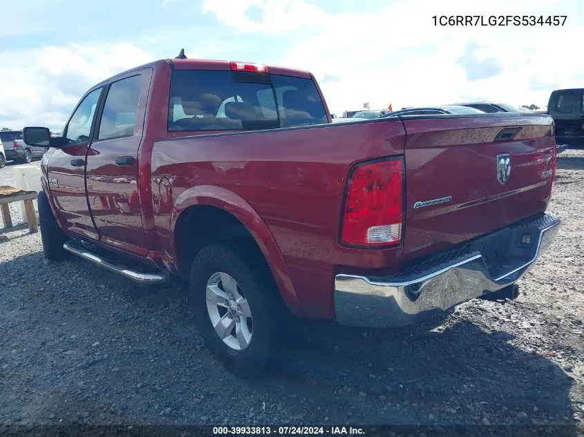 2015 Ram 1500 Outdoorsman VIN: 1C6RR7LG2FS534457 Lot: 39933813