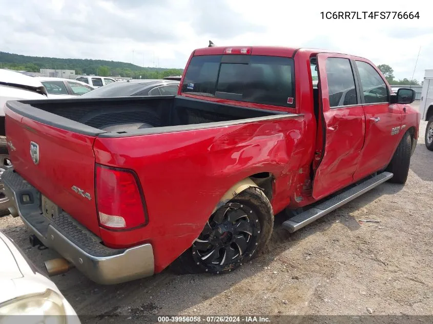 2015 Ram 1500 Slt VIN: 1C6RR7LT4FS776664 Lot: 39956058