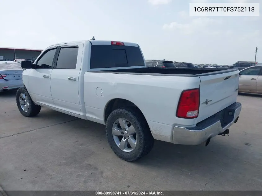 2015 Ram 1500 Lone Star VIN: 1C6RR7TT0FS752118 Lot: 39998741