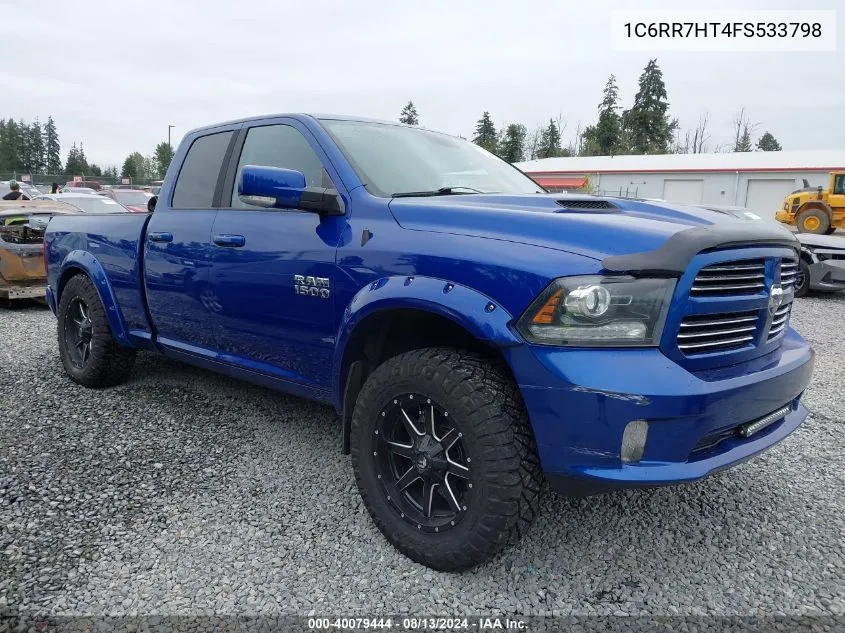 1C6RR7HT4FS533798 2015 Ram 1500 Sport