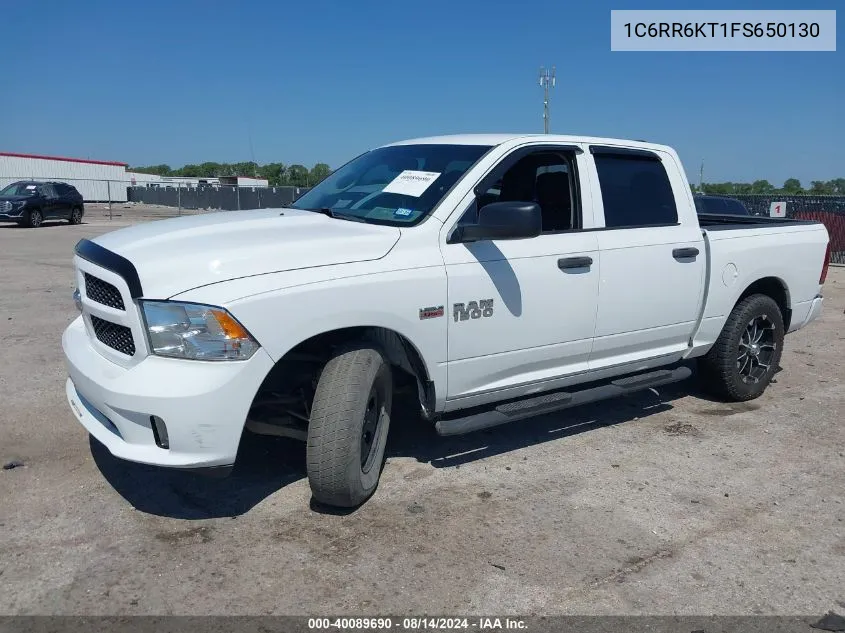 2015 Ram 1500 Express VIN: 1C6RR6KT1FS650130 Lot: 40089690