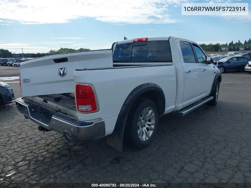 2015 Ram 1500 Laramie Longhorn VIN: 1C6RR7WM5FS723914 Lot: 40098792