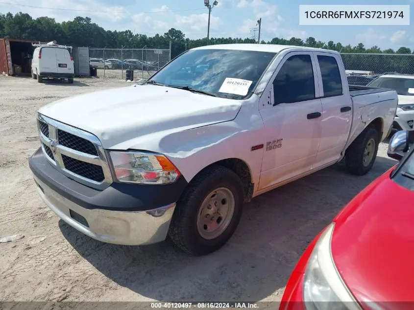 2015 Ram 1500 Tradesman VIN: 1C6RR6FMXFS721974 Lot: 40120497