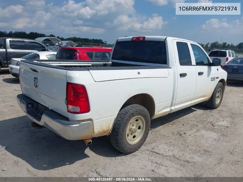 2015 Ram 1500 Tradesman VIN: 1C6RR6FMXFS721974 Lot: 40120497