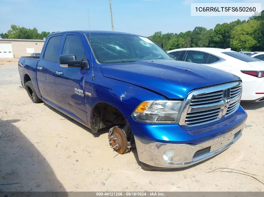 2015 Ram 1500 Lone Star VIN: 1C6RR6LT5FS650260 Lot: 40121206