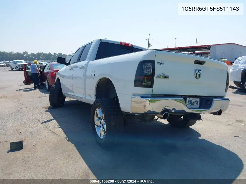 2015 Ram 1500 Big Horn VIN: 1C6RR6GT5FS511143 Lot: 40156200