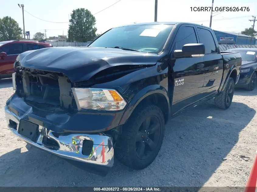 2015 Ram 1500 Outdoorsman VIN: 1C6RR7LG6FS626476 Lot: 40205272