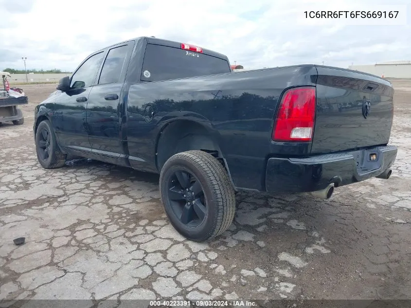 2015 Ram 1500 Express VIN: 1C6RR6FT6FS669167 Lot: 40223391