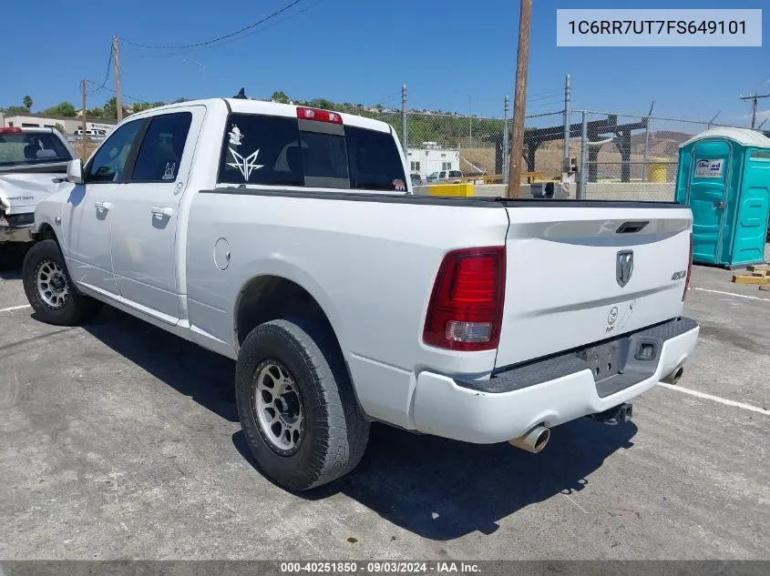 2015 Ram 1500 Sport VIN: 1C6RR7UT7FS649101 Lot: 40251850