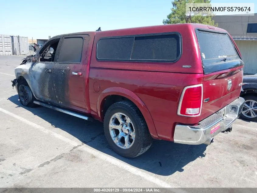 2015 Ram 1500 Laramie VIN: 1C6RR7NM0FS579674 Lot: 40269129