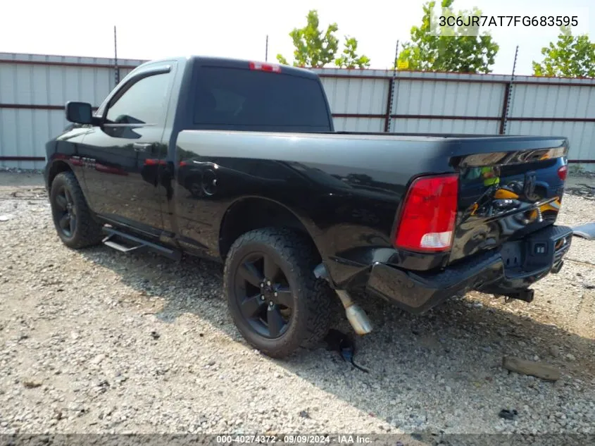 2015 Ram 1500 Express VIN: 3C6JR7AT7FG683595 Lot: 40274372