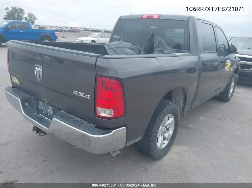 1C6RR7XT7FS721071 2015 Ram 1500 Ssv