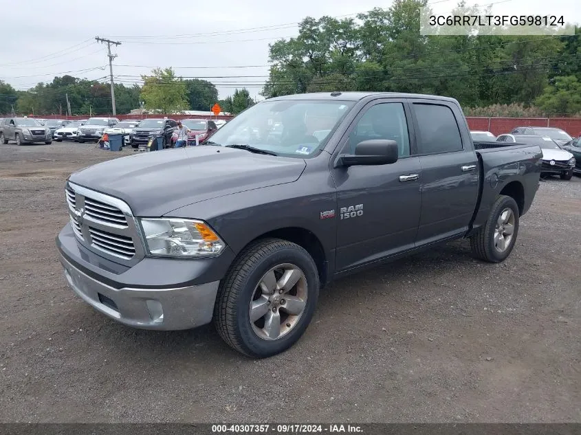 2015 Ram 1500 Big Horn VIN: 3C6RR7LT3FG598124 Lot: 40307357