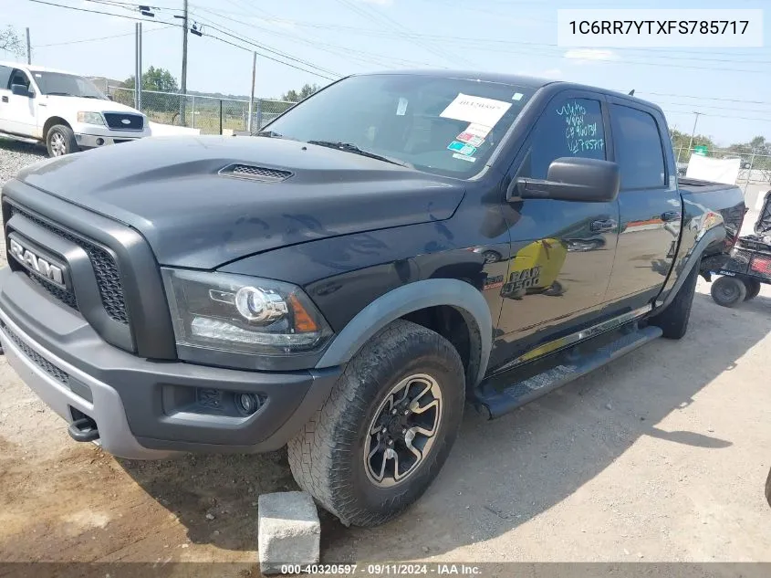 2015 Ram 1500 Rebel VIN: 1C6RR7YTXFS785717 Lot: 40320597