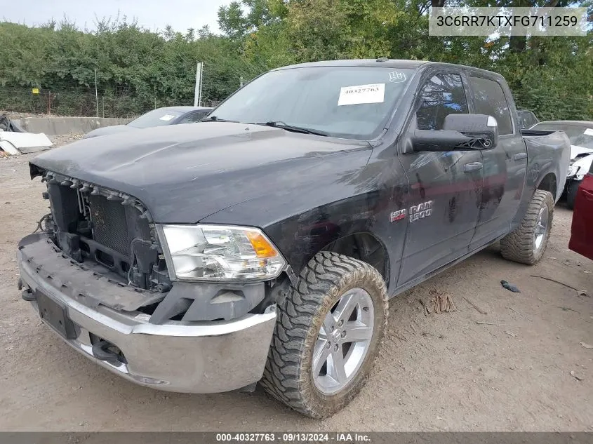 2015 Ram 1500 St VIN: 3C6RR7KTXFG711259 Lot: 40327763