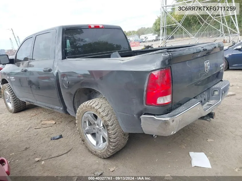 3C6RR7KTXFG711259 2015 Ram 1500 St