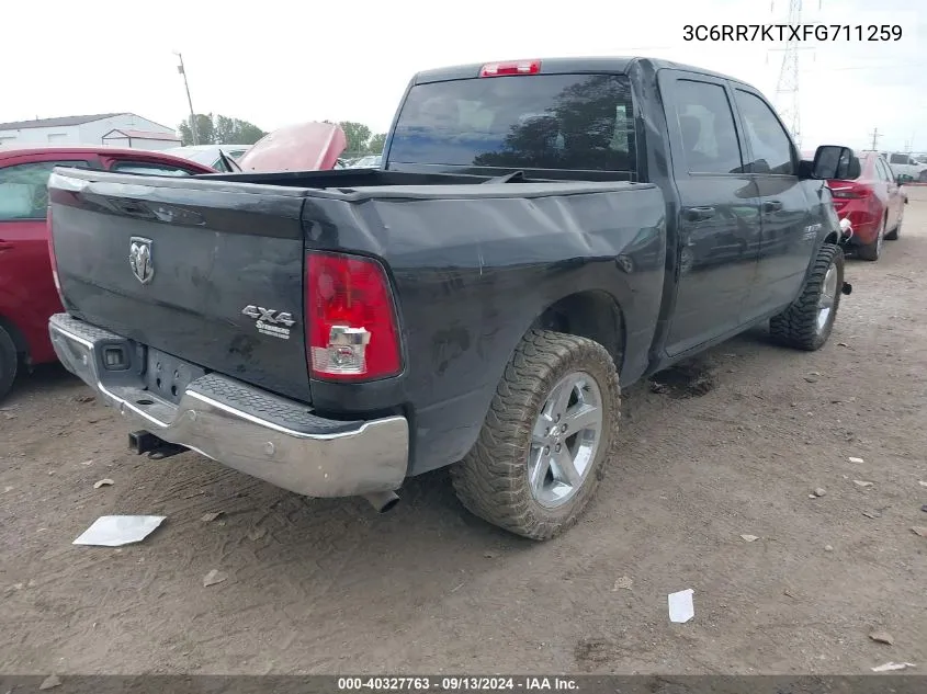 3C6RR7KTXFG711259 2015 Ram 1500 St