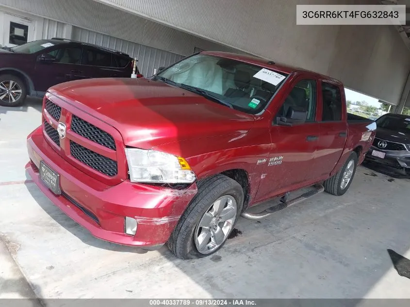 3C6RR6KT4FG632843 2015 Ram 1500 St