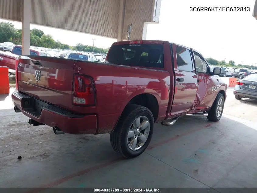 3C6RR6KT4FG632843 2015 Ram 1500 St