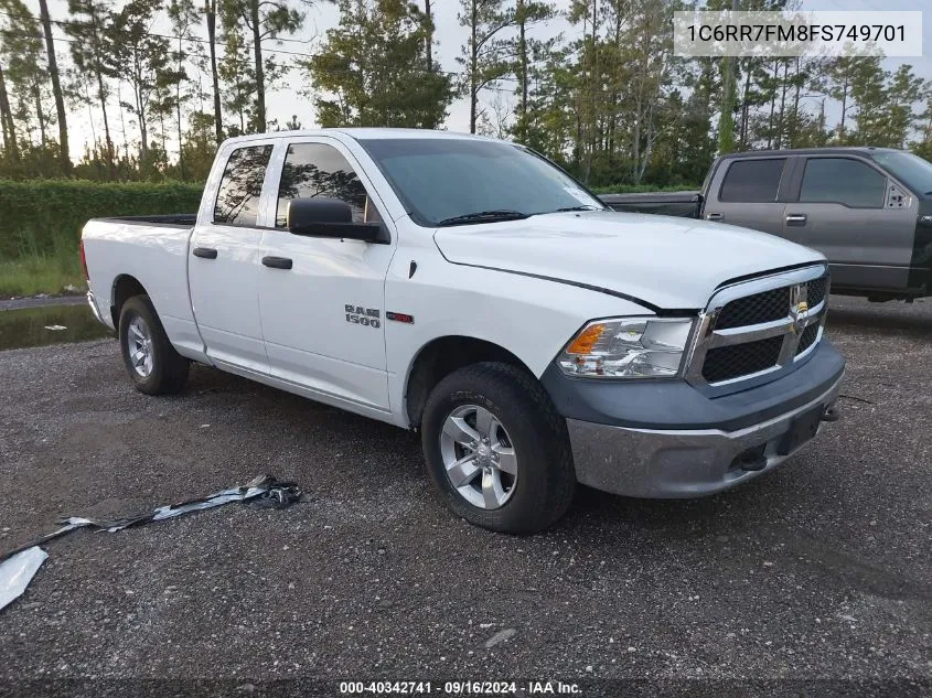 2015 Ram 1500 Tradesman VIN: 1C6RR7FM8FS749701 Lot: 40342741