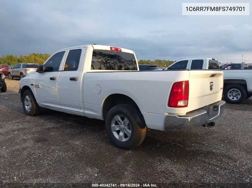 2015 Ram 1500 Tradesman VIN: 1C6RR7FM8FS749701 Lot: 40342741