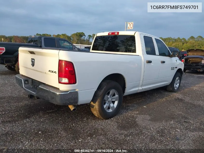 2015 Ram 1500 Tradesman VIN: 1C6RR7FM8FS749701 Lot: 40342741