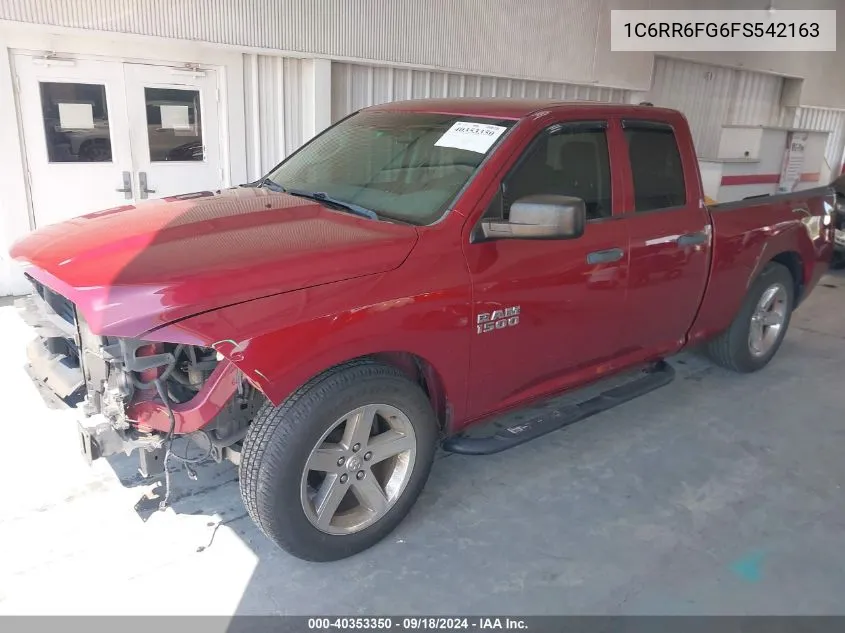 2015 Ram 1500 St VIN: 1C6RR6FG6FS542163 Lot: 40353350