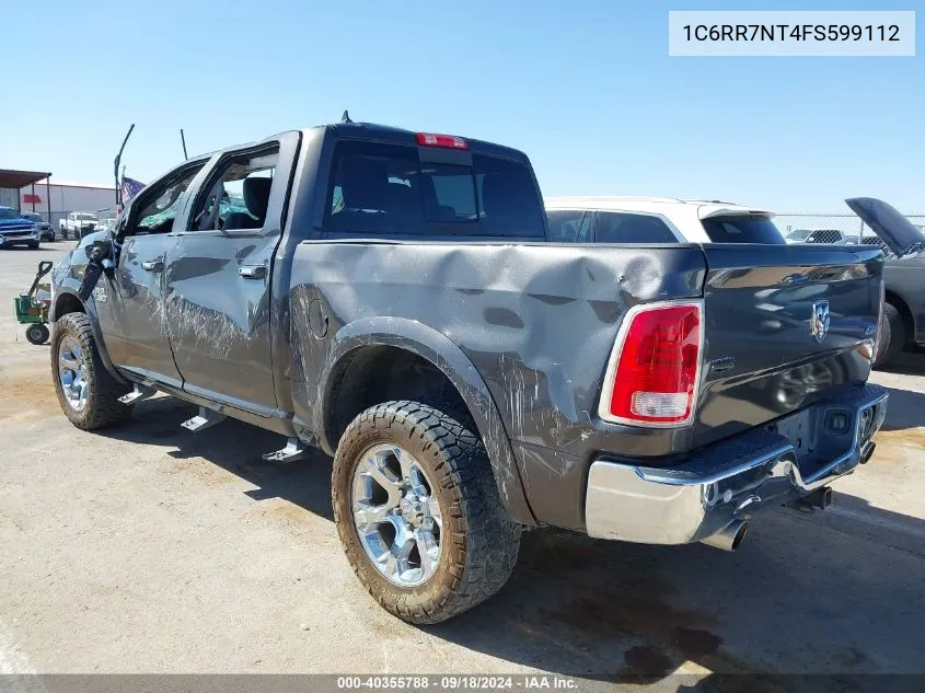 2015 Ram 1500 Laramie VIN: 1C6RR7NT4FS599112 Lot: 40355788