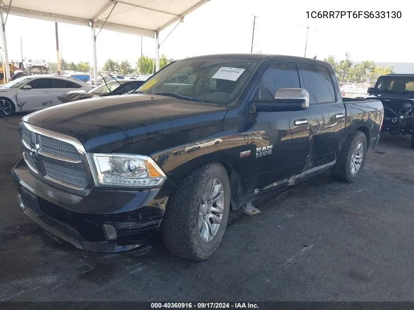 2015 Ram 1500 Laramie Limited VIN: 1C6RR7PT6FS633130 Lot: 40360916