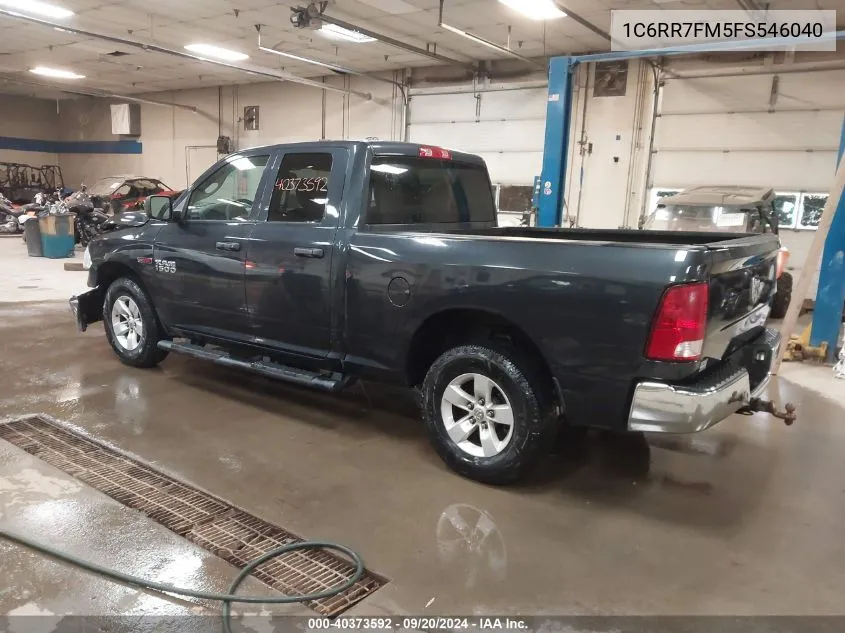 2015 Ram 1500 Tradesman VIN: 1C6RR7FM5FS546040 Lot: 40373592