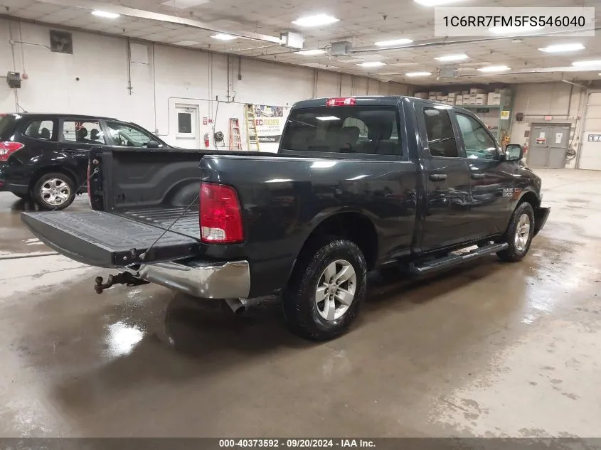 2015 Ram 1500 Tradesman VIN: 1C6RR7FM5FS546040 Lot: 40373592