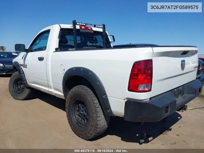 3C6JR7AT2FG589575 2015 Ram 1500 Tradesman