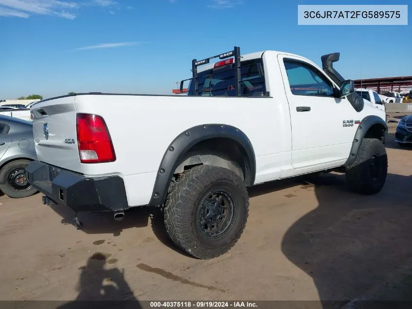 2015 Ram 1500 Tradesman VIN: 3C6JR7AT2FG589575 Lot: 40375118