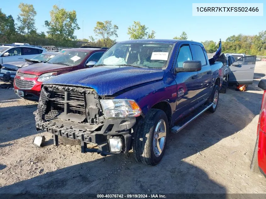 2015 Ram 1500 Express VIN: 1C6RR7KTXFS502466 Lot: 40376742