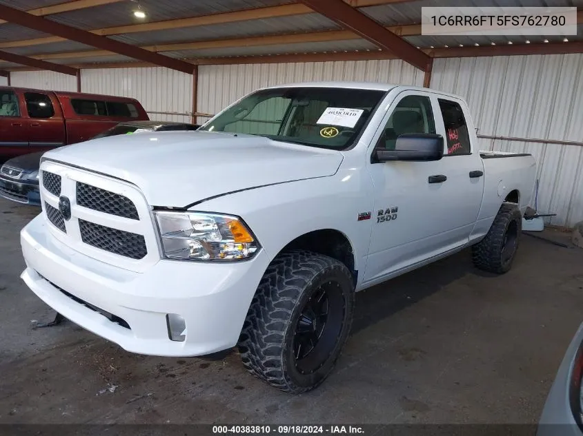 2015 Ram 1500 Express VIN: 1C6RR6FT5FS762780 Lot: 40383810